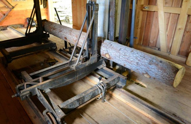 Gattersäge in Törbel - Freilichtmuseum Urchigs Terbil